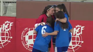 Aragón 3-2 Castilla-La Mancha. 1ª jornada Cto. de España Sub-17 femenino de fútbol sala