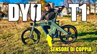 La MIGLIORE BICI ELETTRICA compatta, leggera e completamente pieghevole in commercio!?!  DYU T1