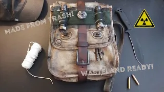 How to Make a Post-Apocalyptic Wasteland Messenger Bag for Costume Easy and No Sewing!