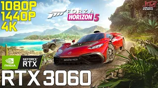 Forza Horizon 5 | RTX 3060 | 1080p, 1440p, 4k benchmarks!