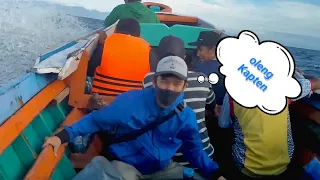 UJI NYALI.‼️PERAHU KAYAK MAU TERBALIK DI LAUT ASAM-ASAM