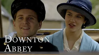 Lady Sybil and Tom Branson Meet for the First Time | Downton Abbey