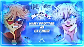 Characters Harry Potter react to Harry as Chat Noir [AU] [ENG|RU] [1/1]