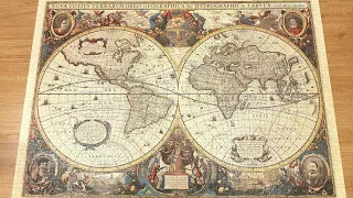 Timelapse Puzzle : 5000 Pieces Ravensburger : Antique World Map (No.17 411 9)