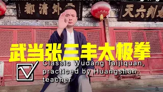 Wudang Taoist health Tai Chi 28 sharing, for beginners to learn Tai Chi，with Master Huang Shan