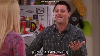 Joey learns to speak French!!.Funny Segment of Joey(HD)