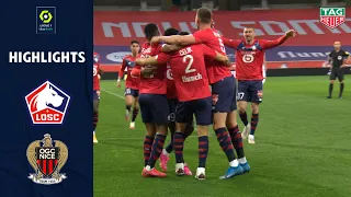 LOSC LILLE - OGC NICE (2 - 0) - Highlights - (LOSC - OGCN) / 2020-2021