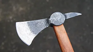 Reforging. Tomahawk from an ordinary hammer.
