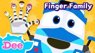 Finger Family | Nursery rhymes from mother goose | Kids song with Dragon Dee & Robottrains official