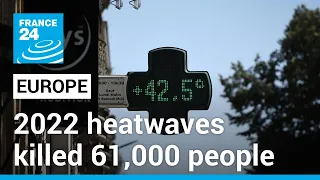 Europe's summer 2022 heatwaves killed 61,000 people, study shows • FRANCE 24 English