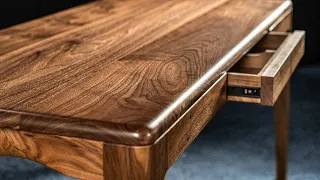 Carving a Wooden Desk