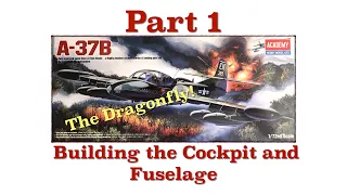 Part 1-Building the Academy 1/72 Cessna A-37B Dragonfly