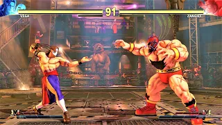 Vega vs Zangief (Hardest AI) - Street Fighter V