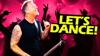 JAMES HETFIELD DANCING TO KIRK HAMMETT'S BEST SOLO (RARE) #METALLICA