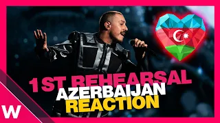 🇦🇿 Azerbaijan First Rehearsal (REACTION) FAHREE & Ilkin Dovlatov - "Özünlə Apar" @ Eurovision 2024