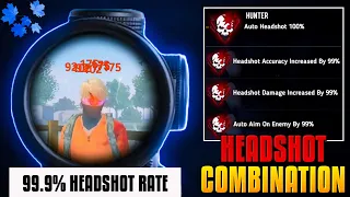 I Found Best Headshot Combo That Will Provide You 99.9% Headshot Rate