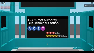 NYC Subway Station Tour: 42nd Street-Port Authority Bus Terminal (A) (C) (E)