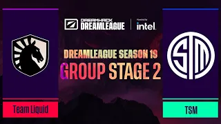 Dota2 - Team Liquid vs TSM - Game 1 - DreamLeague Season 19 - Group Stage 2