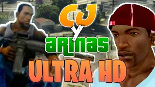 CJ ULTRA HD CON NUEVA ROPA + ARMAS ULTRA HD (BAJOS RECURSOS, SIN LAG) PARA GTA SA 2022!!  | SantexLQ