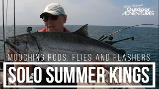 Solo Summer Kings on Lake Ontario - Great Lakes Salmon fishing 2021