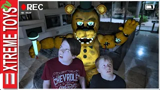 Freddy is in our House! Sneak Attack Squad Tries Five Nights At Freddy's!