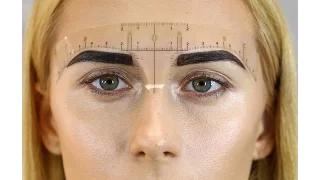 How to use Daria's Chuprys Eyebrow measurement ruler