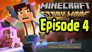 Minecraft: Story Mode - EPISODE 4 - Walkthrough "A Block and a Hard Place" (1)