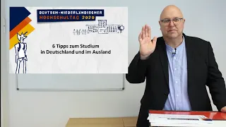 Vortrag 6 Tipps zum Studium in Deutschland 2020  - Peter Stegelmann