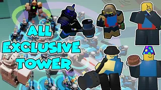 How to get All Exclusive Tower in Doomspire Tower Defense | ROBLOX