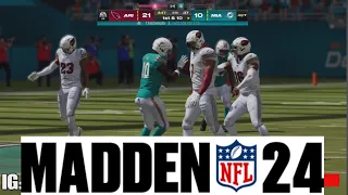 Week 8 Marvin Harrison Jr Cardinals Vs Odell Beckham Dolphins Madden 25 Roster Simulation