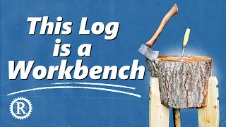Make a portable chopping-block workbench.