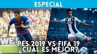 FIFA 19 vs PES 2019: ¿Cuál es el mejor? COMPARATIVA con GAMEPLAY