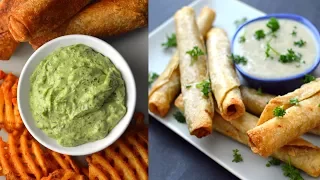 7 Vegan Dipping Sauces (3 Creamy + 4 Fat Free)