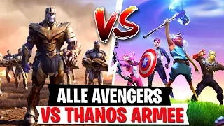 Ich spiele ALLE 4 Avengers gegen Thanos!| Endgame LTM Fortnite Battle Royale