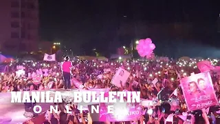 VP Leni Robredo gives her speech in "Ceboom" Grand Rally in Mandaue City