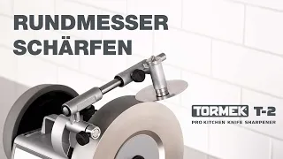 RBS-140 Vorrichtung Für Rundmesser | Tormek T-2 Pro Kitchen | Live-Demo