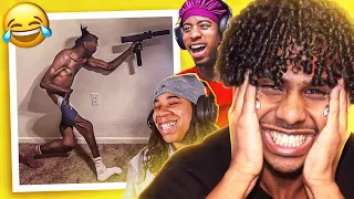 If You Laugh You Get Punished *VERY HARD* 😂 (ft. SimbaThaGod & TrueGawd)