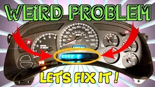 HOW TO 2003-2006 GM Chevy Silverado Cluster Weird Problem Repair