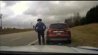 Arkansas State Police Troop C Traffic Stop HWY 49 Brookland