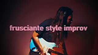 playing over a frusciante style track [backing track by vigi]