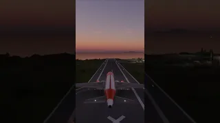 Attempting to land an Airbus A319 at one of the shortest runways in the world 😳