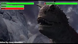 Dinosaur (2000) Final Battle with healthbars (Birthday Special)