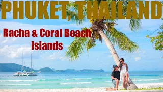 🇹🇭 Racha Island & Coral Beach Island Catamaran | Phuket, Thailand 4K