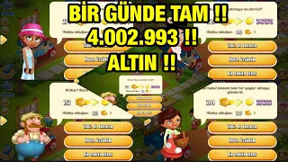 HAY DAY | PARA KASMA TAKTİĞİ BİR GÜNDE 4.002.993 ALTIN #hayday #gameplay #parakasma