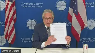 Cuyahoga County Executive Armond Budish ends mask mandate at county buildings