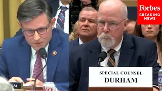 'It Was Overt Political Bias, Was It Not?': Mike Johnson Presses John Durham On FBI's Strzok & Page