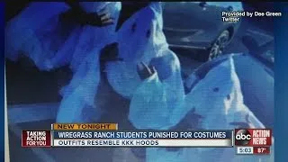 Students in trouble after wearing KKK costumes to school