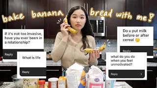 baking banana bread (muffins) + Q&A & life advice with neen! 🍌