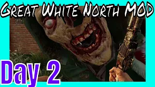 7 Days to Die, The Great White North MOD | Day 2 | Grinding EXP |Alpha 20