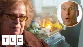 Hoarder Gets A Wake-Up Call After Her Messy Kitchen Catches Fire | Hoarding: Buried Alive